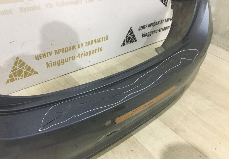 Бампер задний Hyundai Solaris 2 дорестайлинг 2017-2020 oem 86611H5000