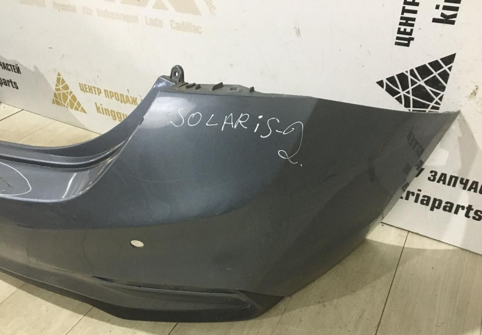 Бампер задний Hyundai Solaris 2 дорестайлинг 2017-2020 oem 86611H5000