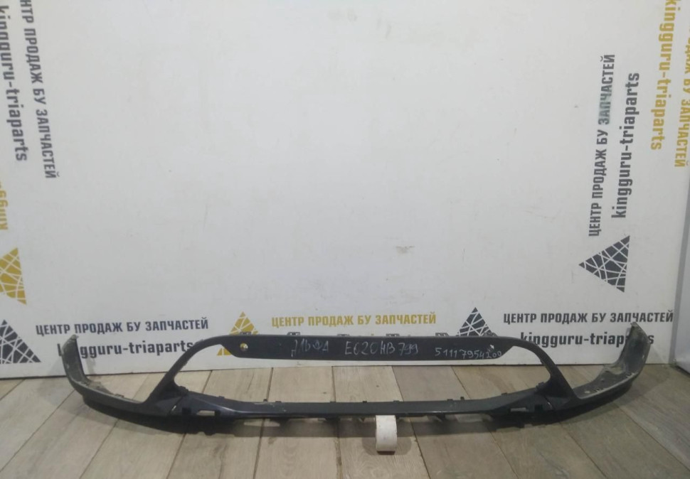 Спойлер переднего бампера бу BMW X1 F48 рестайлинг OEM 51117954209