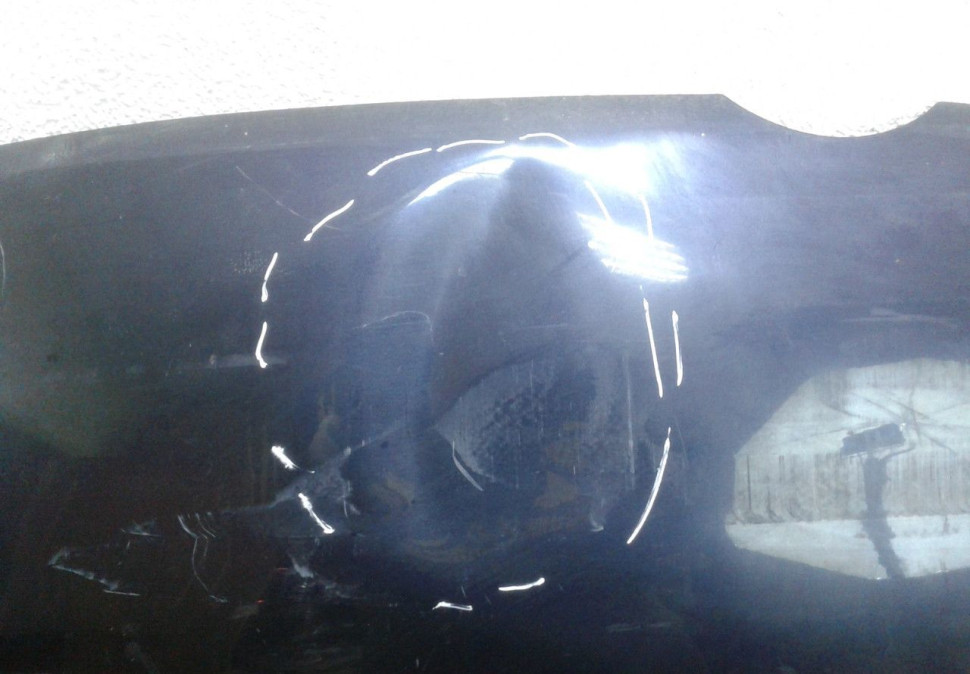 Капот Volkswagen Polo рест oem 6RU823031B (вмятины) (скл-3)