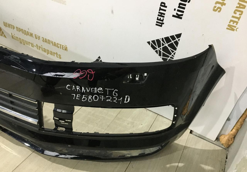 Бампер передний Volkswagen Caravelle Multivan T6 (15-20) oem 7E5807221D Бампер передний Volkswagen Caravelle Multivan T6 (15-20) oem 7E5807221D