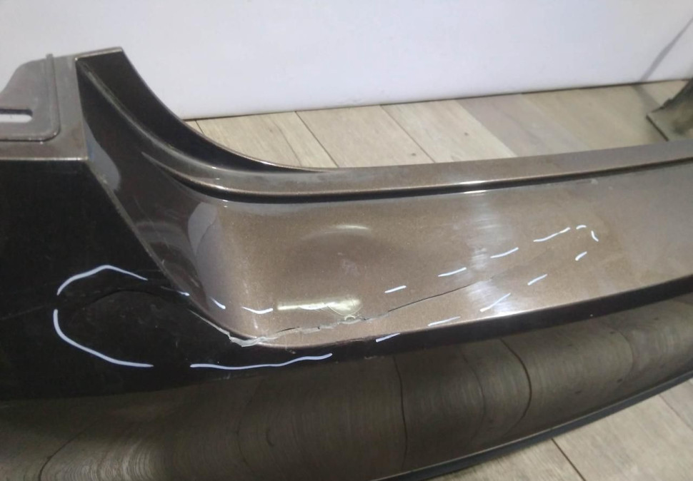 Бампер задний бу Skoda Rapid OEM 60U807421B