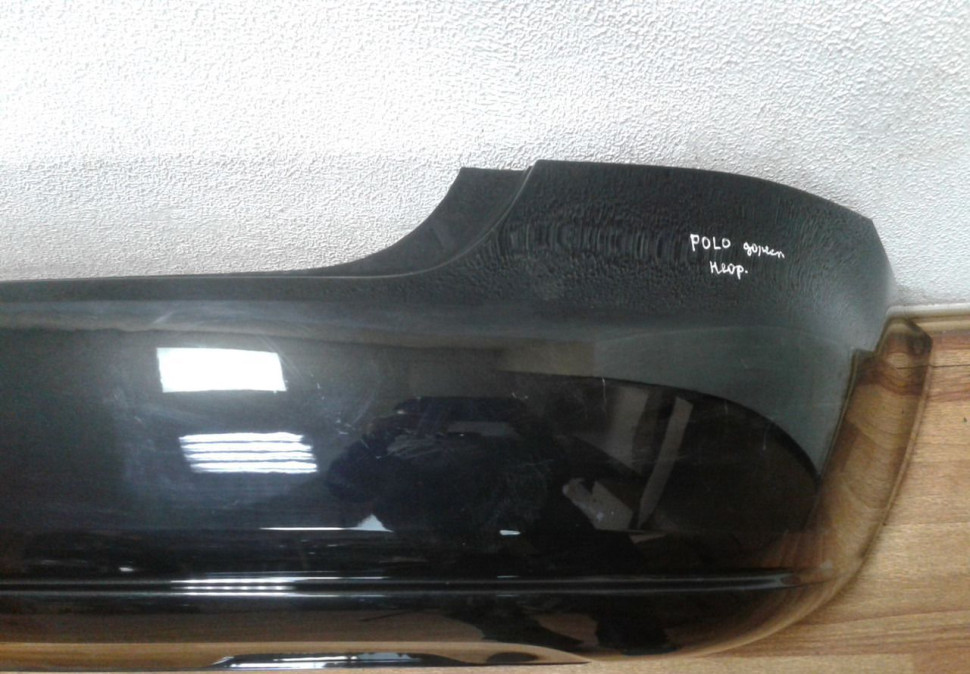 Бампер задний Volkswagen Polo до рест (неориг) oem 6ru807421