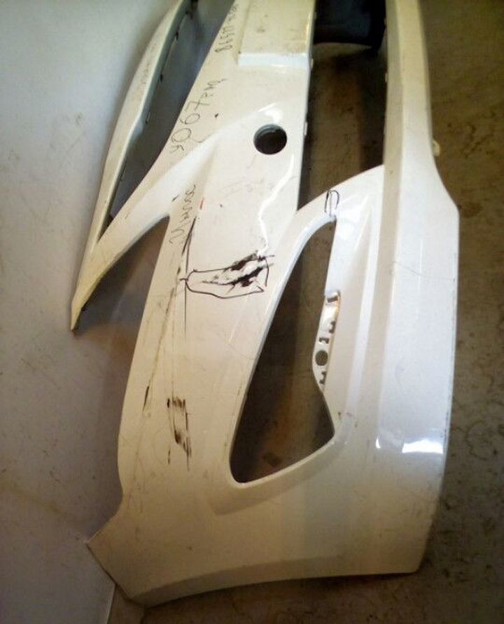 Бампер передний Hyundai Solaris рест Oem 865114L500 (слом пол крепежа / мал трещ) (Скл-3) Бампер передний Hyundai Solaris рест Oem 865114L500 (слом пол крепежа / мал трещ) (Скл-3)