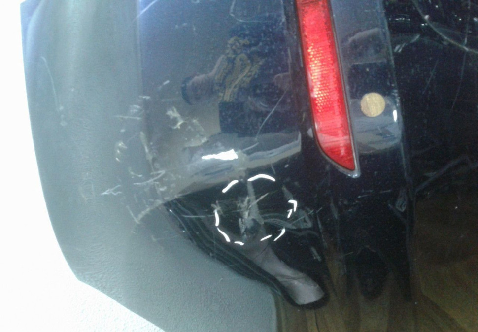 Бампер задний Bmw 5 G30 oem 51127387294 (мал вмятина)