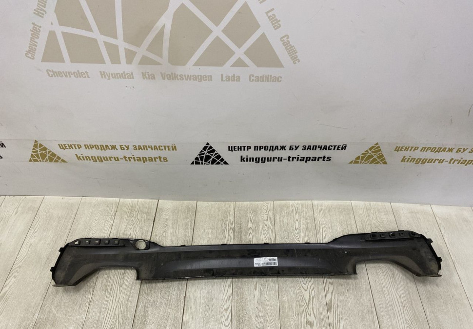 Накладка спойлер заднего бампера BMW 5 G30 M-Pack рестайлинг OEM 51128098694