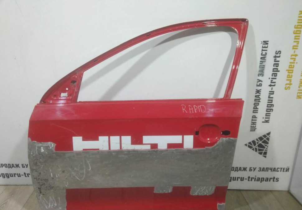 Дверь передняя левая бу Skoda Rapid OEM 5JA831051D