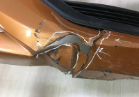 Бампер передний Hyundai Solaris 2 oem 86511h5000 (трещина) (мал.деф.на бок.креплениях)