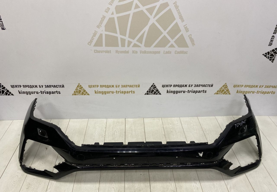 Бампер передний Volkswagen Touareg 3 2018> oem 760807221E