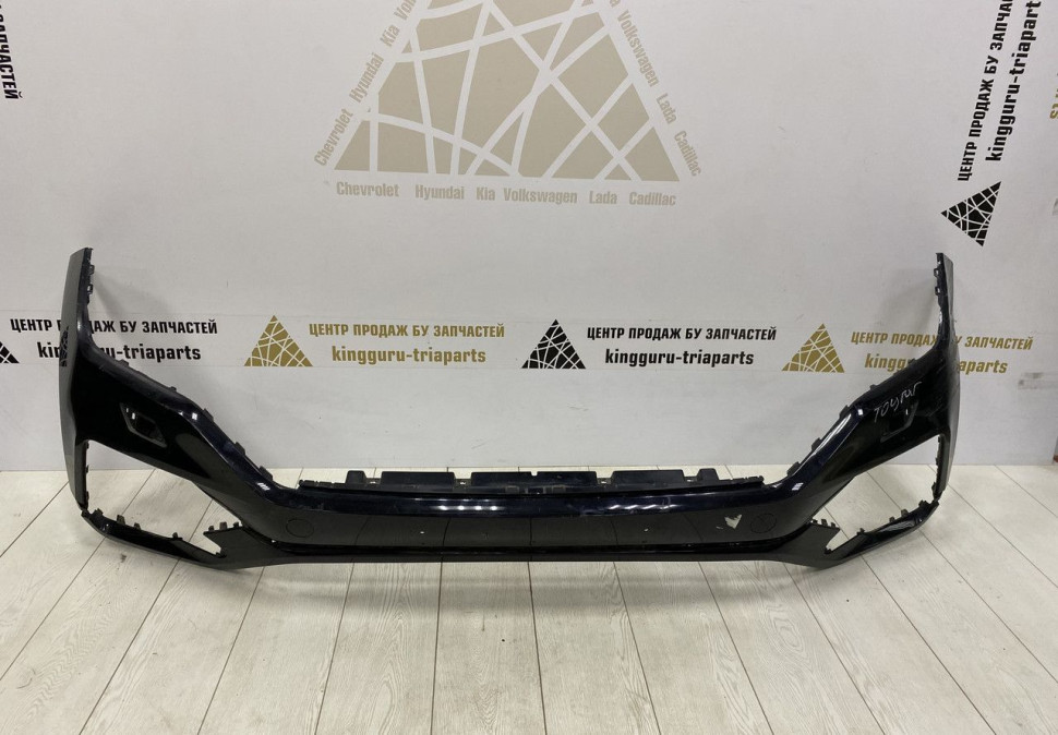 Бампер передний Volkswagen Touareg 3 2018> oem 760807221E