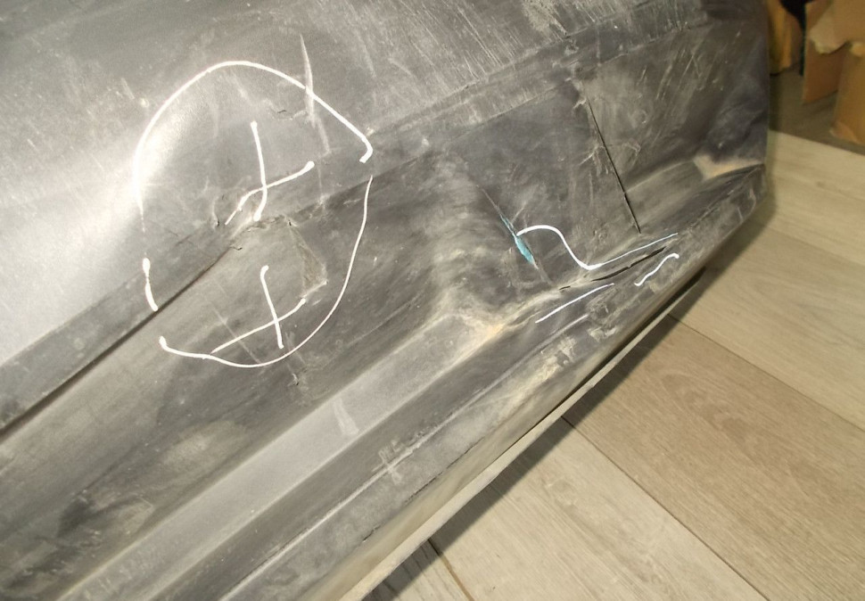 Бампер задний бу Skoda Kodiaq OEM 565807421