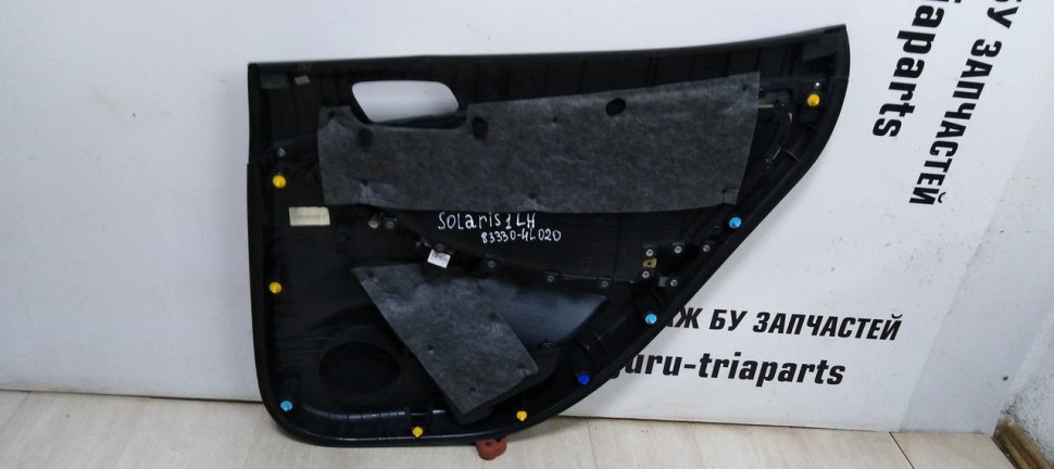Обшивка двери задняя левая Hyundai Solaris 1 oem 833304L020 (скл-3)