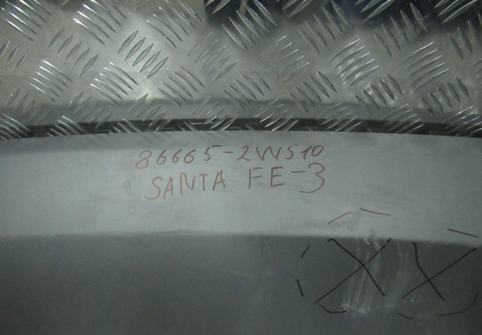 Спойлер заднего бампера Hyundai Santa Fe 3 15- oem 866652W510 (дефект)