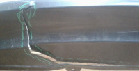 Бампер передний Lada Granta oem 2190280301501 (трещина) (скл-3)