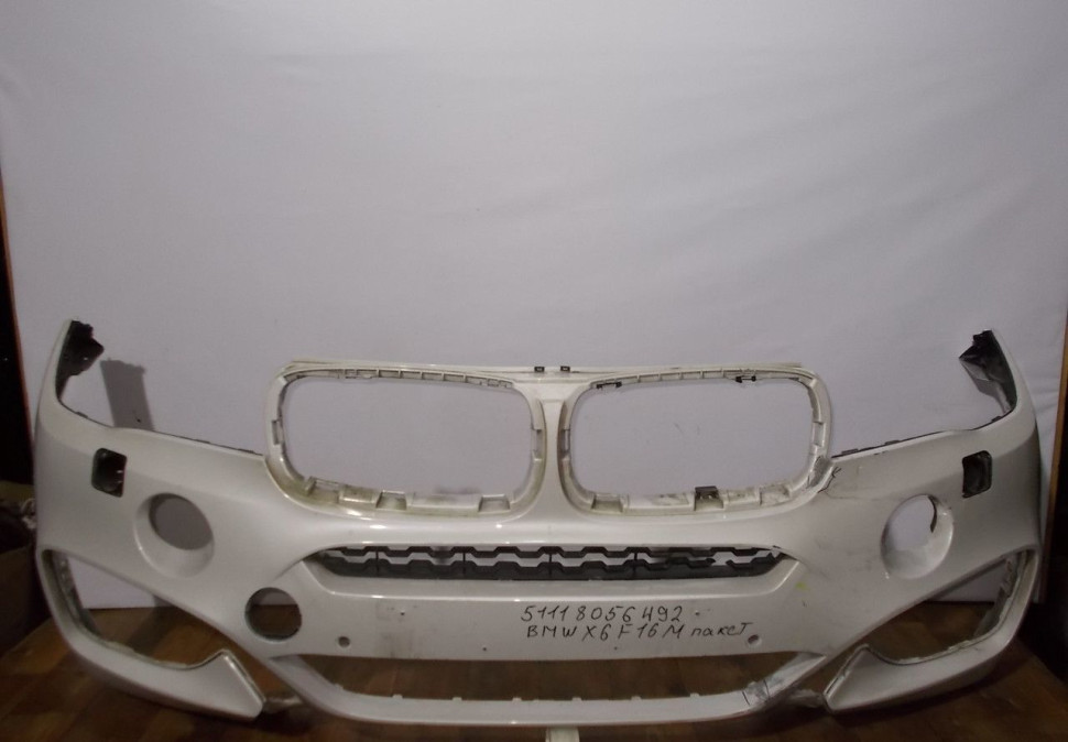 Бампер передний бу BMW X6 F16 M-Pack OEM 51118056492