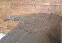 Крыло переднее правое Volkswagen Tiguan 2 oem 5NA821106 (вмятина)