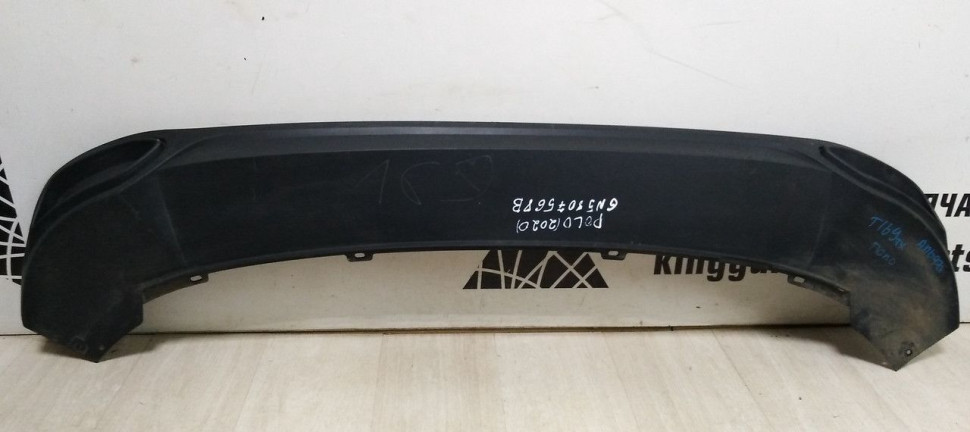 Накладка заднего бампера Polo 6 2020 oem 6n5807568b