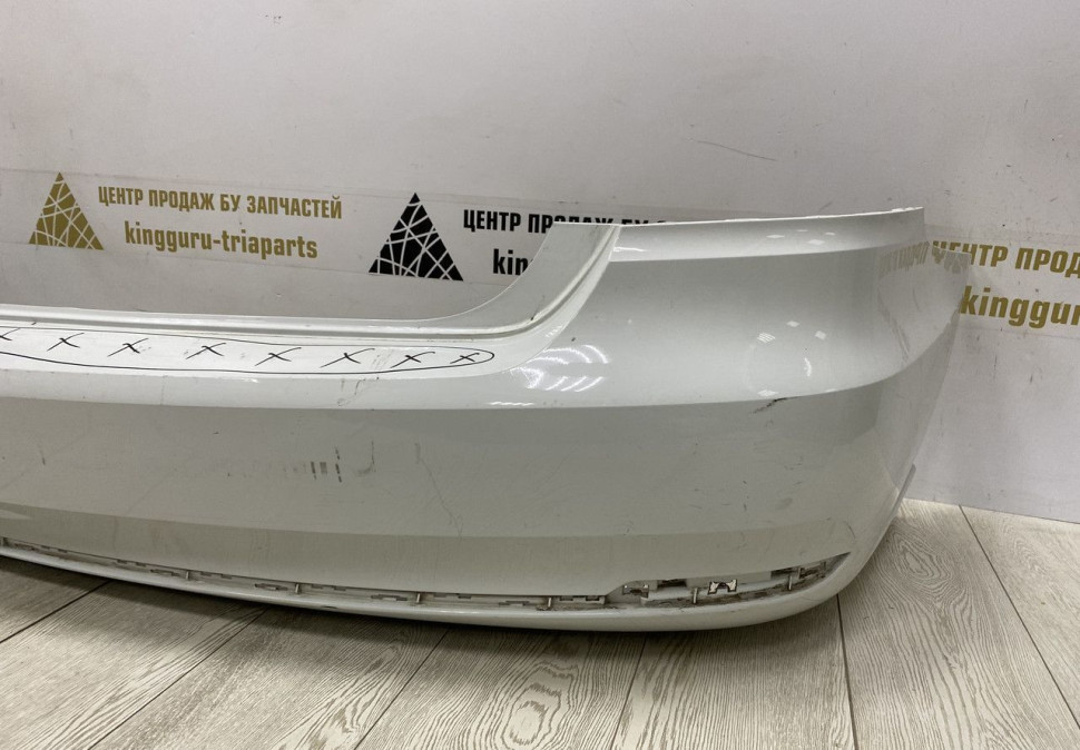 Бампер задний Volkswagen Polo 5 рестайлинг 2015-2020 oem 6RU807421D