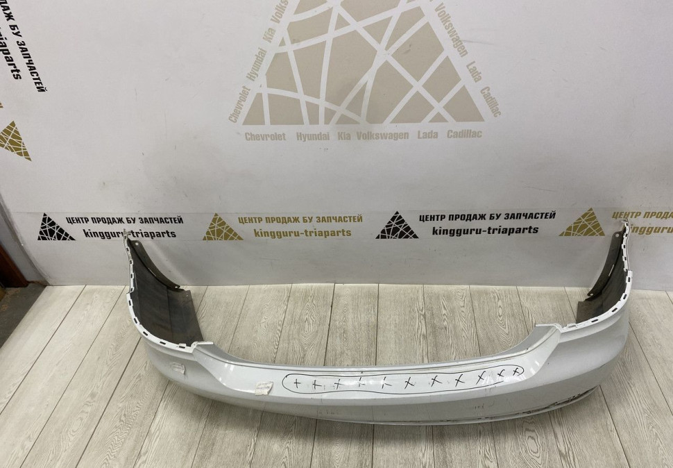 Бампер задний Volkswagen Polo 5 рестайлинг 2015-2020 oem 6RU807421D