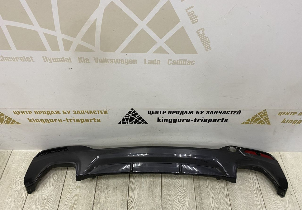Накладка спойлер заднего бампера BMW 5 G30 M-Pack рестайлинг OEM 51128098694