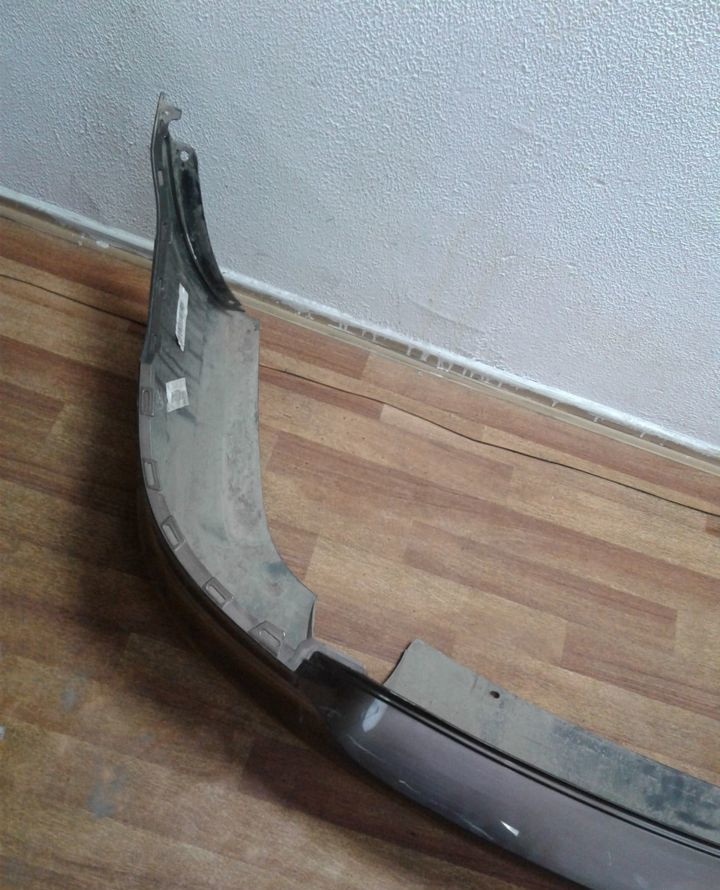 Бампер задний Volkswagen Polo (15>) рестайлинг (трещина, слом. бок. крепл.) oem 6ru807421
