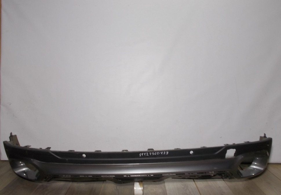 Спойлер заднего бампера бу BMW X6 F16 OEM 51127360728