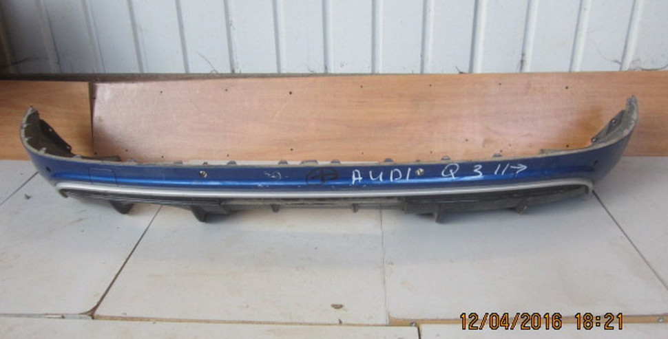 Низ заднего бампера Audi Q3 2011-н.в. бу (Скл-3)