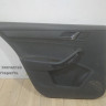 Обивка двери задняя левая бу Skoda Rapid OEM 60U867023 H