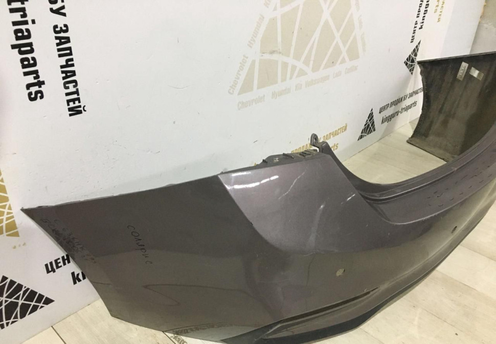 Бампер задний Hyundai Solaris 2 дорестайлинг 2017-2020 oem 86611H5000 Бампер задний Hyundai Solaris 2 дорестайлинг 2017-2020 oem 86611H5000