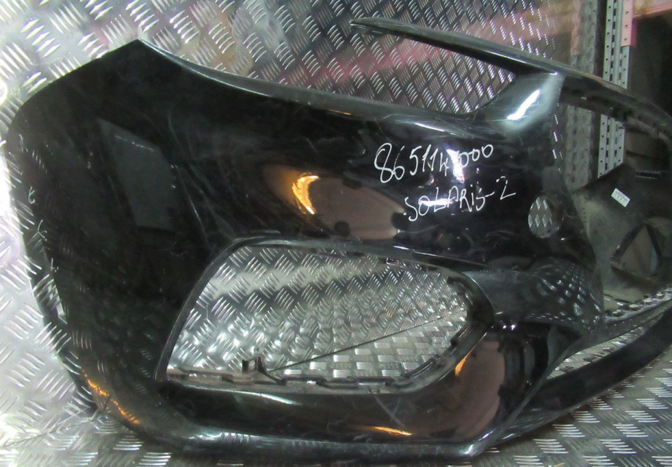 Бампер передний Hyundai Solaris 2 oem 86511h5000 (слом.бок.крепл) Бампер передний Hyundai Solaris 2 oem 86511h5000 (слом.бок.крепл)