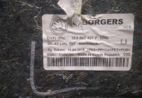 Обивка багажника левая бу Skoda Octavia A7 OEM 5E5867427P