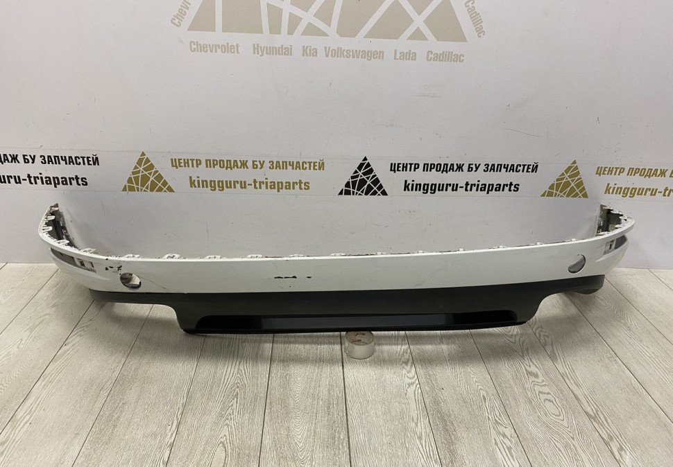 Спойлер заднего бампера Volkswagen Touareg 2 2010 дорестайлинг oem 7P6807521H