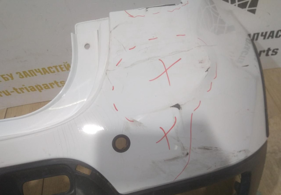 Бампер задний бу Renault Duster рестайлинг OEM 850225435R (В) Бампер задний бу Renault Duster рестайлинг OEM 850225435R (В)