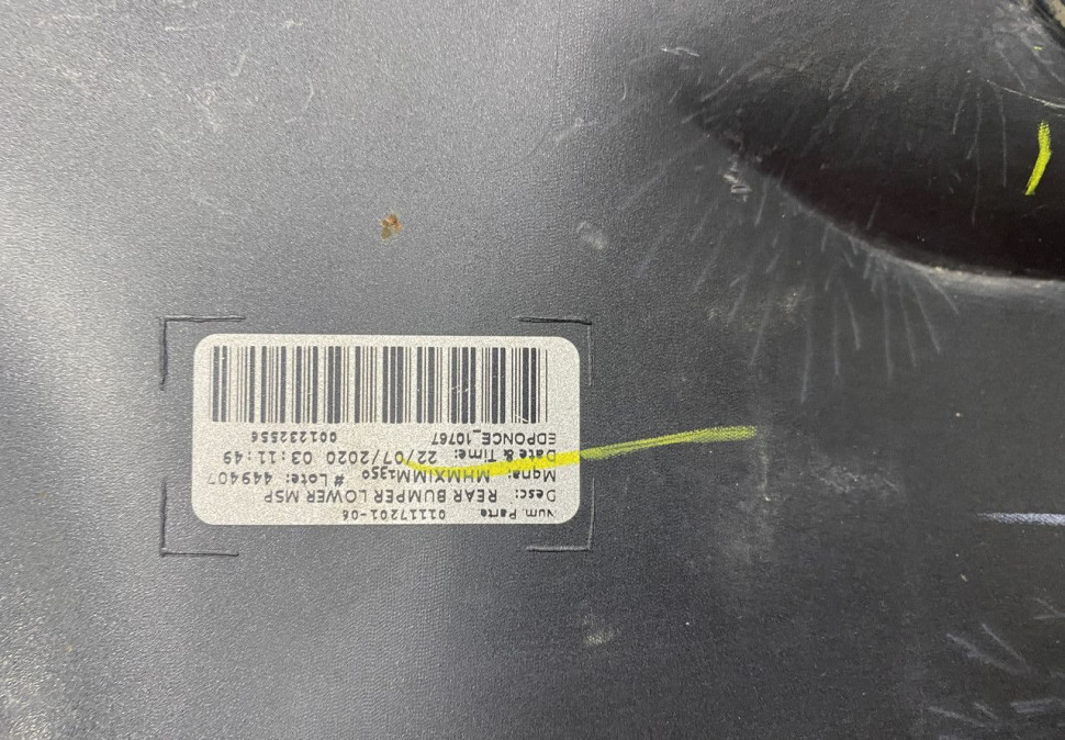Спойлер заднего бампера BMW 3 G20 M-Pack OEM 51128069390 Спойлер заднего бампера BMW 3 G20 M-Pack OEM 51128069390
