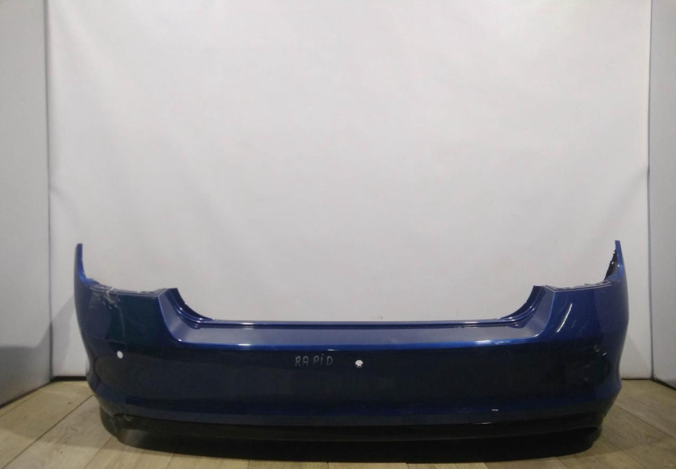Бампер задний бу Skoda Rapid OEM 60U807421 (В)