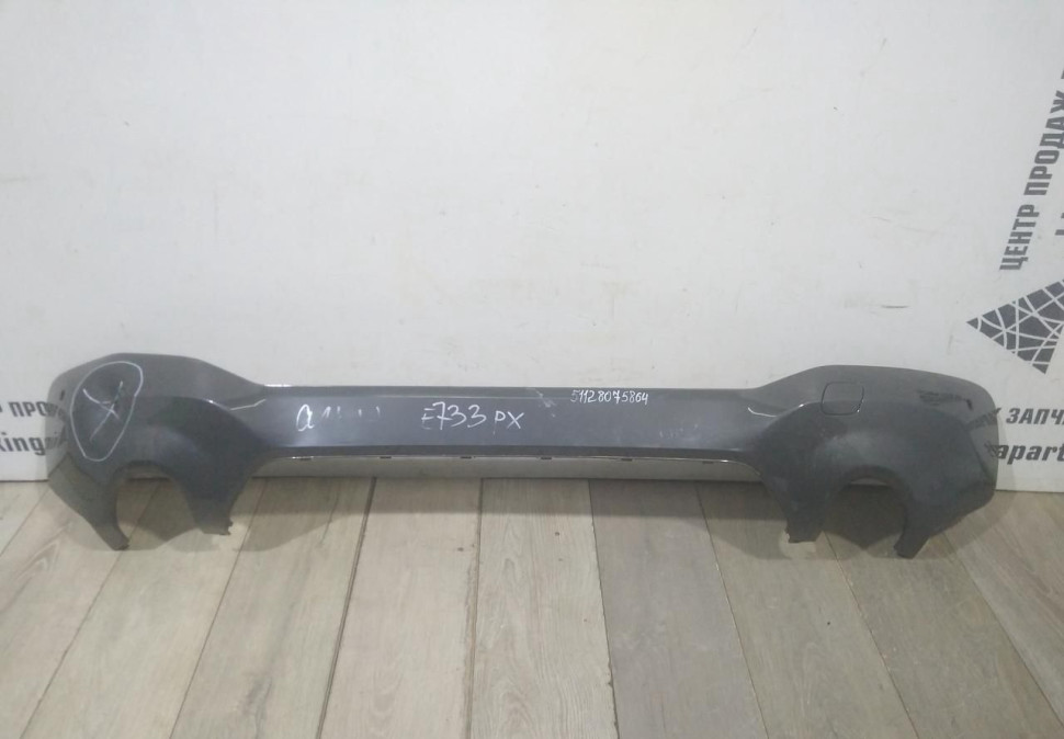 Спойлер заднего бампера бу BMW X1 F48 M-Pack рестайлинг OEM 51128075864