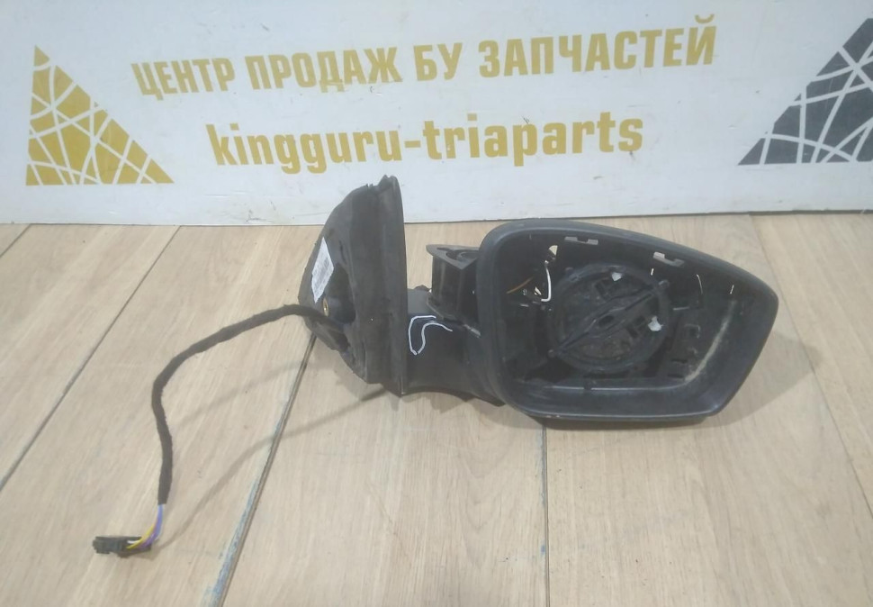 Корпус зеркала правый 6 пин бу Skoda Rapid рестайлинг OEM 5JB857502J
