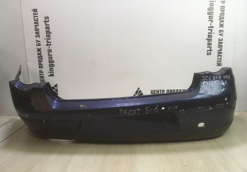 Бампер задний Volkswagen Passat B6 седан oem 3C5807421