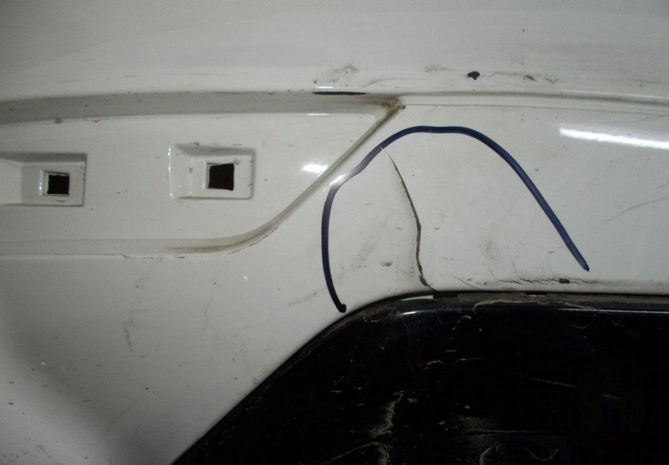Бампер задний бу Skoda Yeti рестайлинг OEM 5L6807421D