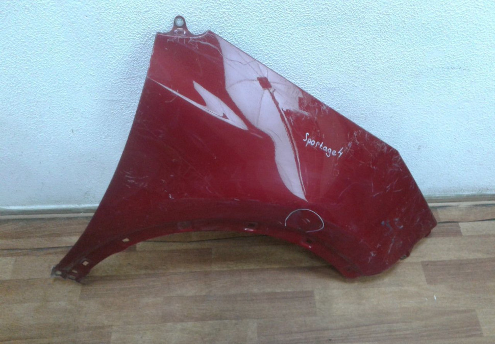 Крыло переднее правое Kia Sportage 4 oem 66311F1000 (вмятина)