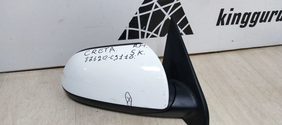 Зеркало правое Hyundai Creta 5k oem 87620C9110