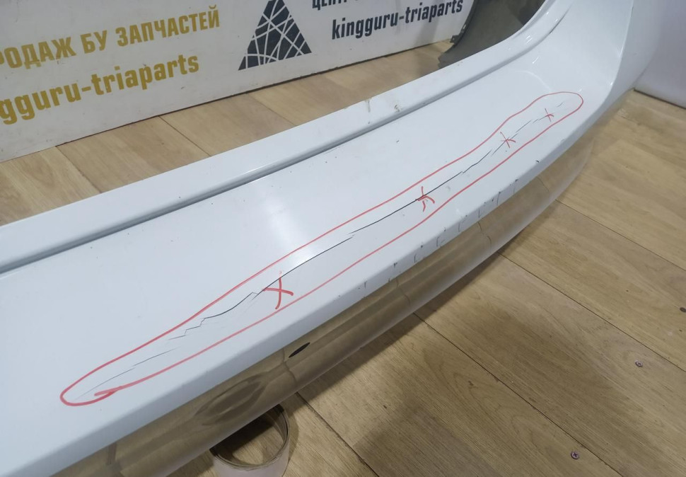 Бампер задний бу Skoda Rapid OEM 60U807421 Бампер задний бу Skoda Rapid OEM 60U807421