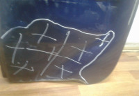 Дверь багажника правая Lada Largus oem 901005637r (вмятина)(скл-3)