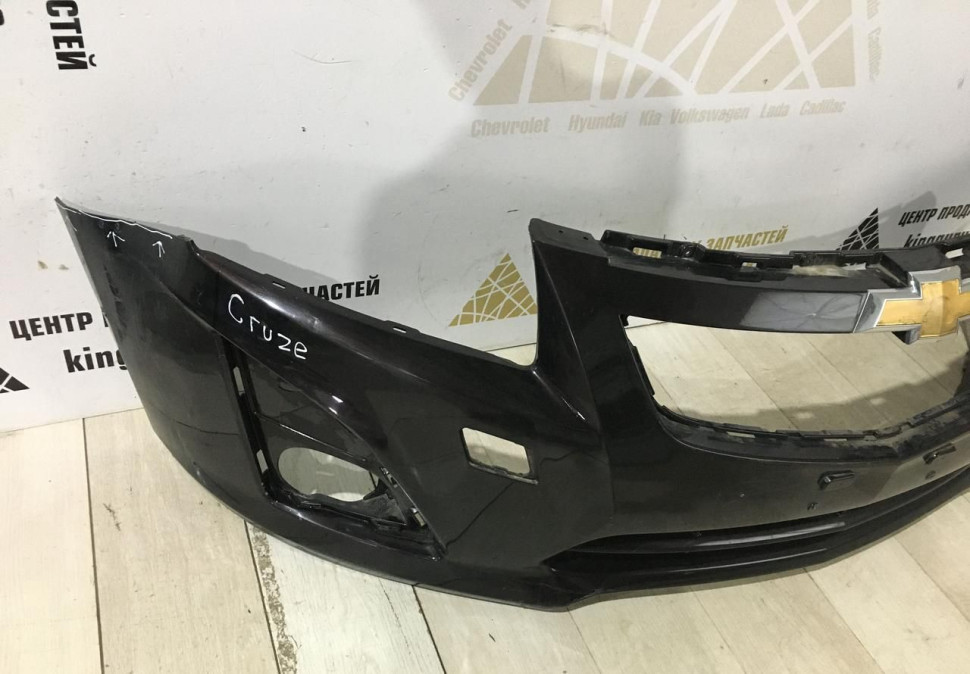 Бампер передний Chevrolet Cruze рестайлинг 2012-2015 oem 95480174 (скл-3)