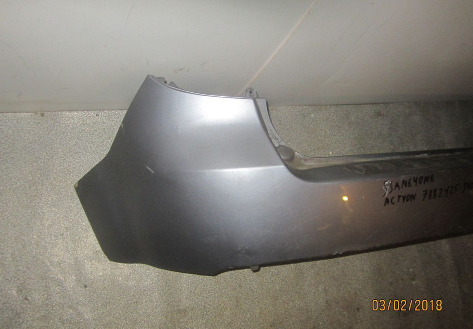 Бампер задний Ssang yong Action 2 (10>) до рест (мал. вмят) oem 788242534000 Бампер задний Ssang yong Action 2 (10>) до рест (мал. вмят) oem 788242534000