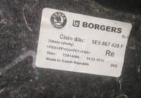 Обивка багажника правая бу Skoda Octavia A7 OEM 5E5867428F