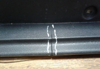 Обивка задней панели Volkswagen Polo (трещина) oem 6ru863459