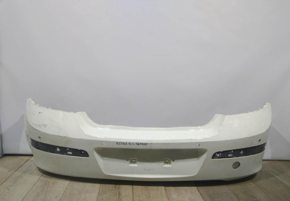 Бампер задний бу Opel Astra H5 хетчбек OEM 24460353