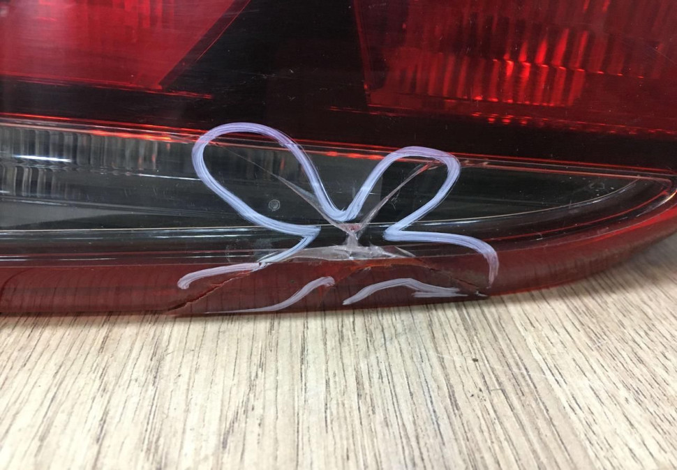 Фонарь левый внутренний Hyundai Solaris 2 (17-20) oem 92403H5000