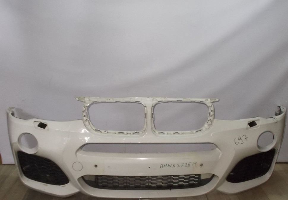 Бампер передний бу BMW X3 F25 M-Pack рестайлинг OEM 51118056874